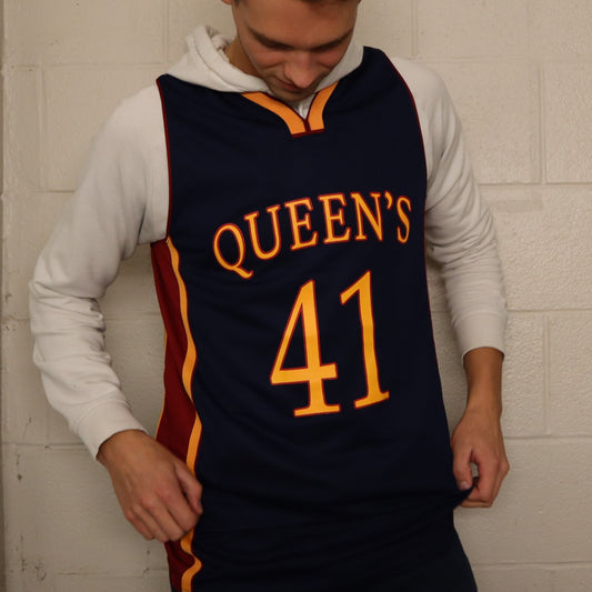 Queen's Tri-Colour Basketball Jersey